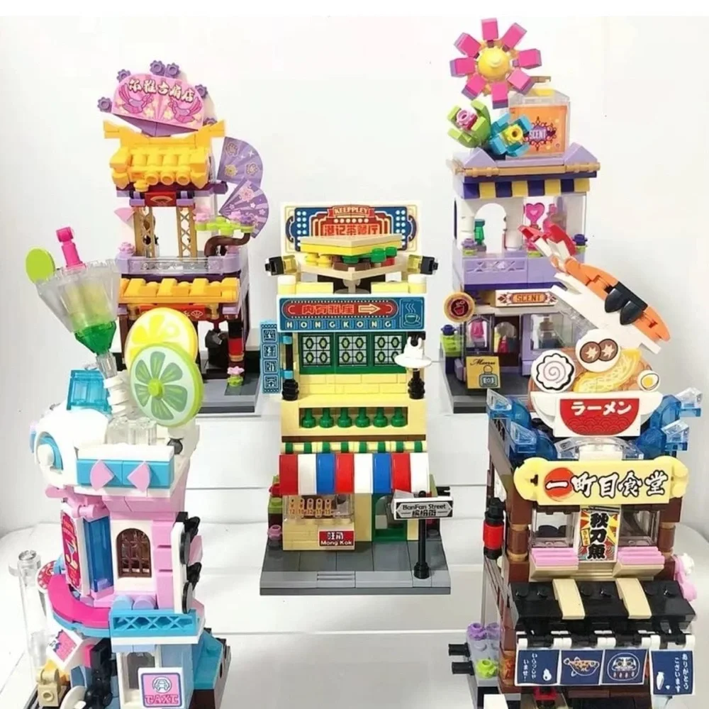 ✨BNWT - Keeppley Blocks Kids Building Toys Girls Puzzle City Street Corner✨